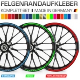 Felgenrandaufkleber für Auto und Motorrad
